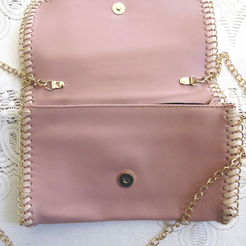 Urban Expressions Maison Whipstitch Vegan Leather Crossbody Convertible Bag NWOT - Picture 3 of 11